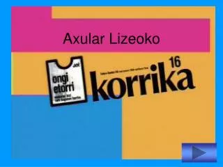 axular lizeoko