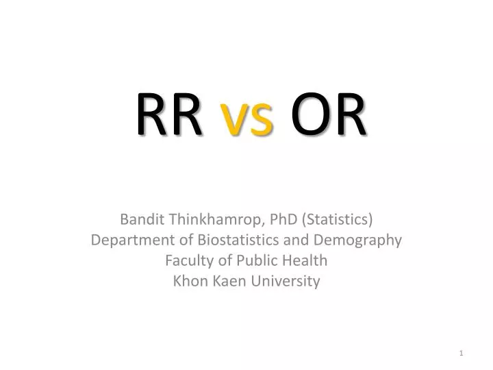 rr vs or