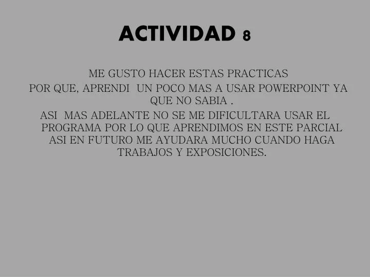 actividad 8