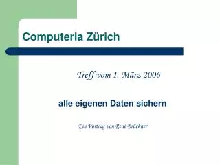 computeria z rich