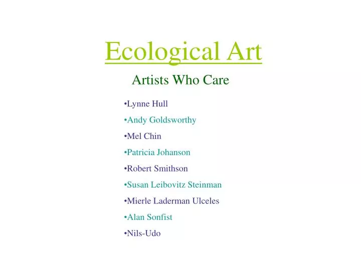 ecological art