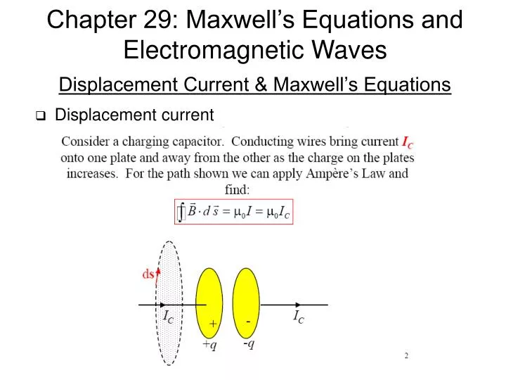 chapter 29 maxwell s equations and electromagnetic waves