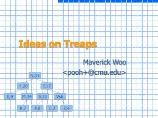 Ideas on Treaps