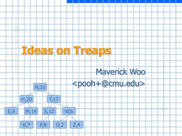 ideas on treaps