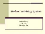 Student Advising System - slide 1