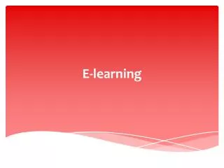 e learning