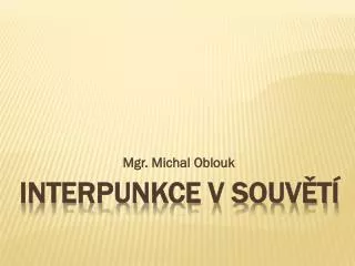 mgr michal oblouk