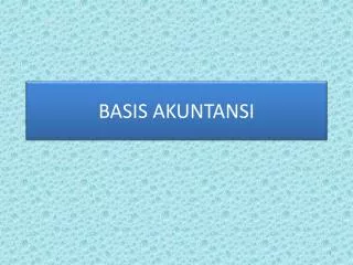 basis akuntansi