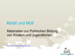 abfall und m ll