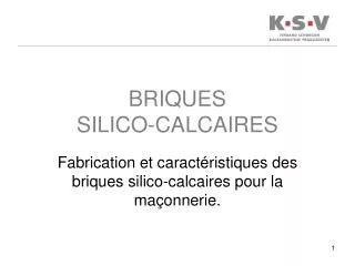 briques silico calcaires