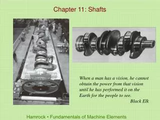 Chapter 11: Shafts