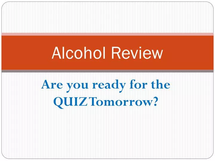 alcohol review