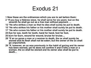 Exodus 21