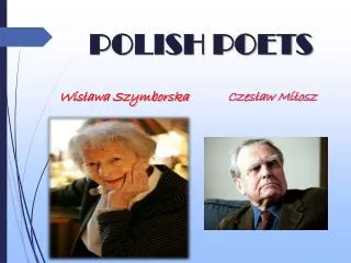 POLISH POETS