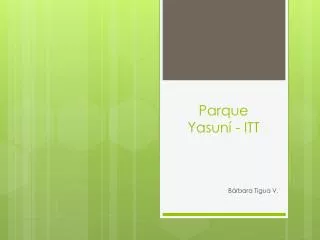 parque yasun itt