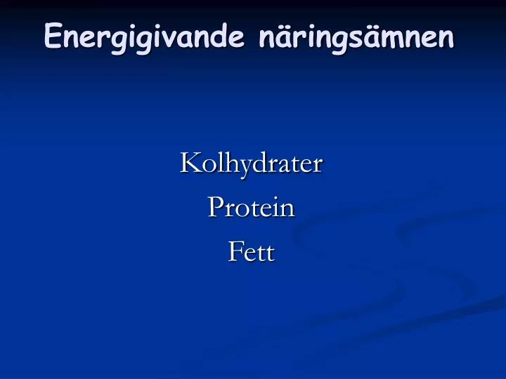 energigivande n rings mnen