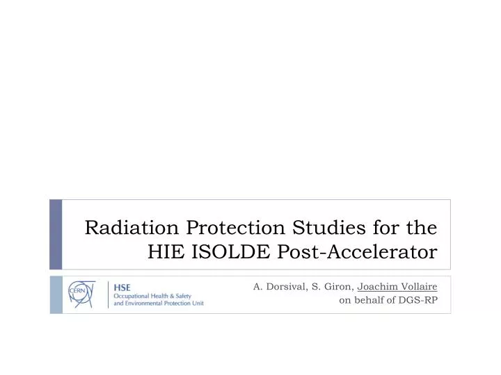 radiation protection studies for the hie isolde post accelerator