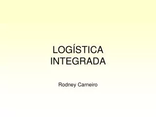 log stica integrada