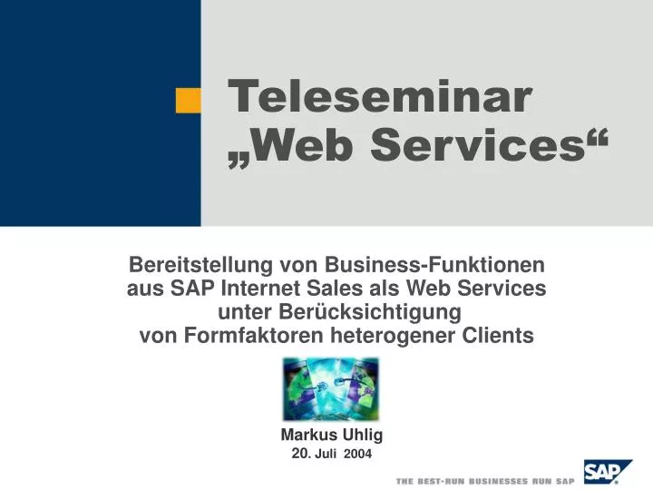 teleseminar web services