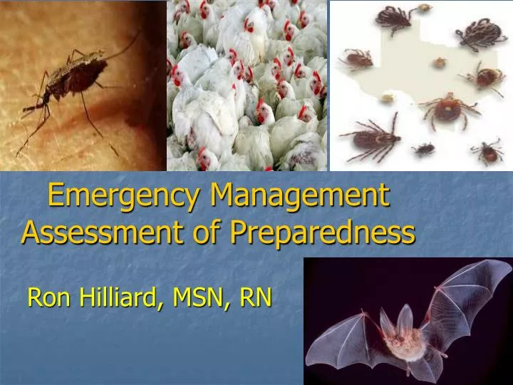 emergency management assessment of preparedness