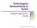 Technological Advancements in SciVis - slide 1