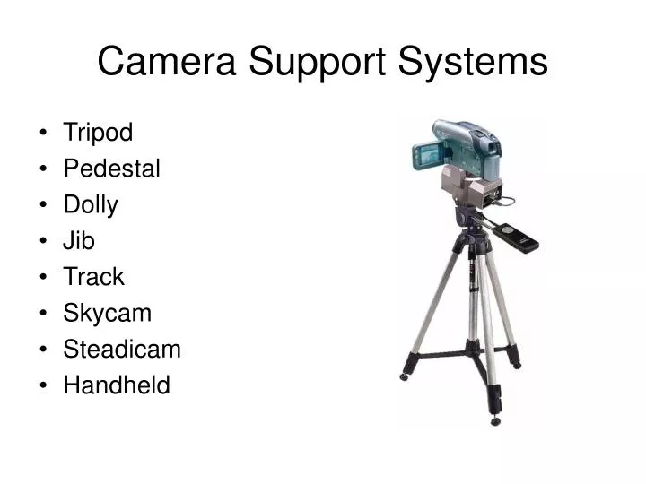 camera support systems