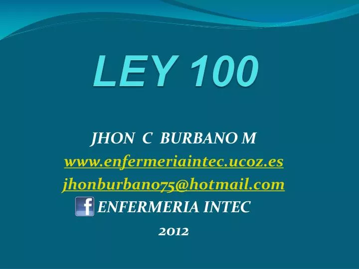 ley 100