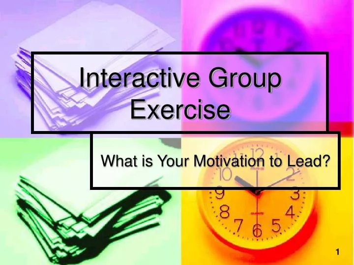interactive group exercise