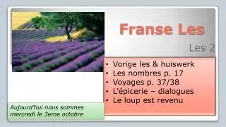 franse les