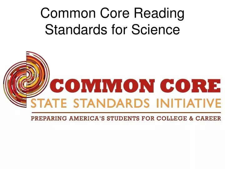 common core reading standards for science