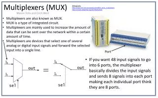 Multiplexers (MUX)