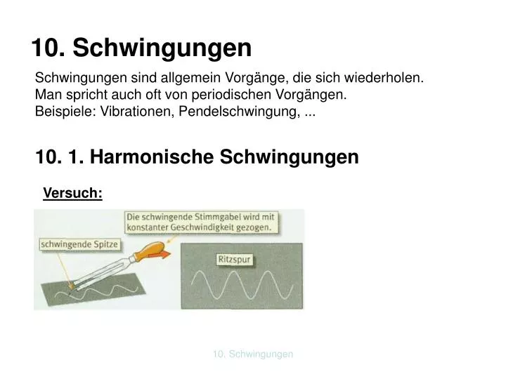 10 schwingungen