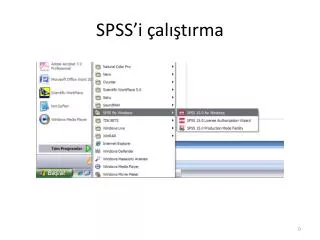 spss i al t rma