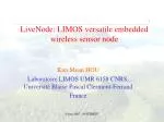 Versatile LiveNode: Advancements in Wireless Sensor Networks for Environmental Monitoring - slide 1