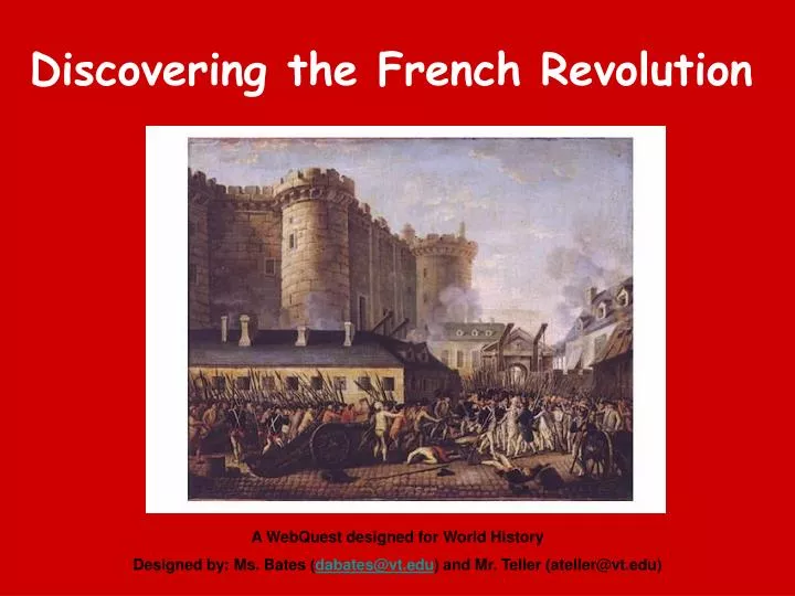 discovering the french revolution