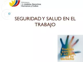 seguridad y salud en el trabajo