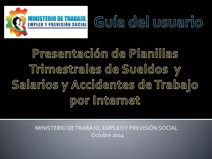 ministerio de trabajo empleo y previsi n social octubre 2014