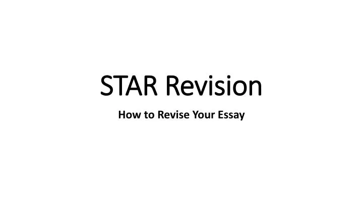 star revision