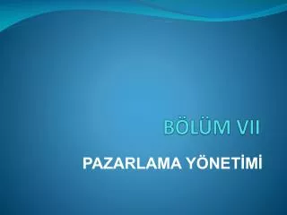 b l m vii