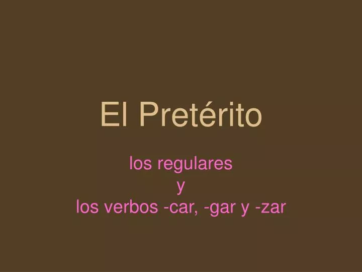 el pret rito