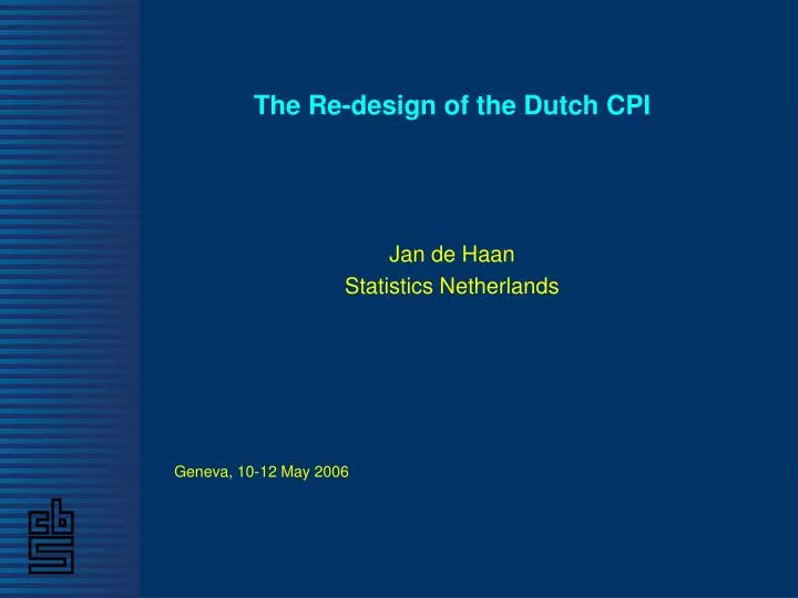 the re design of the dutch cpi