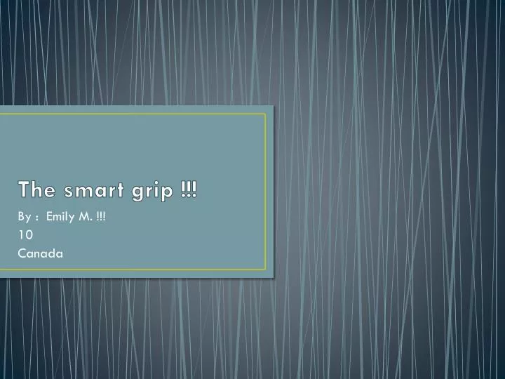 the smart grip