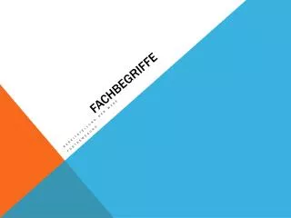 fachbegriffe