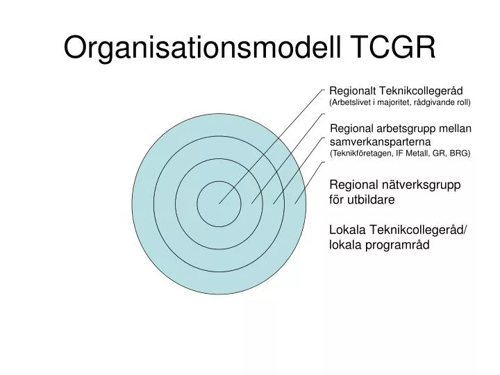 organisationsmodell tcgr