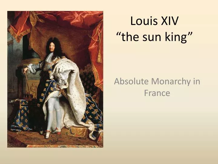 louis xiv the sun king