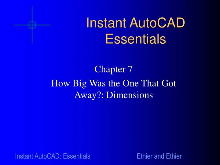 instant autocad essentials