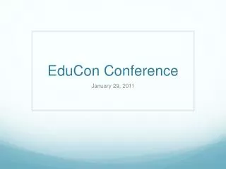 EduCon Conference