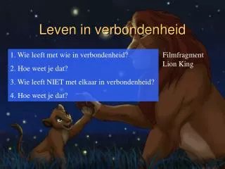 leven in verbondenheid