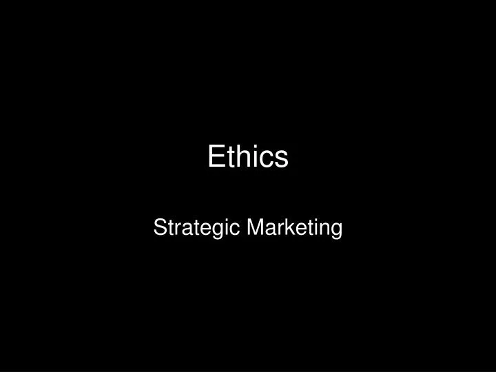 ethics