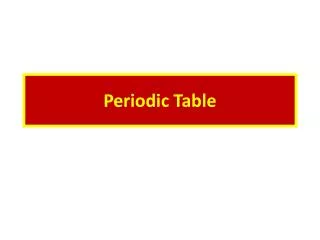 Periodic Table